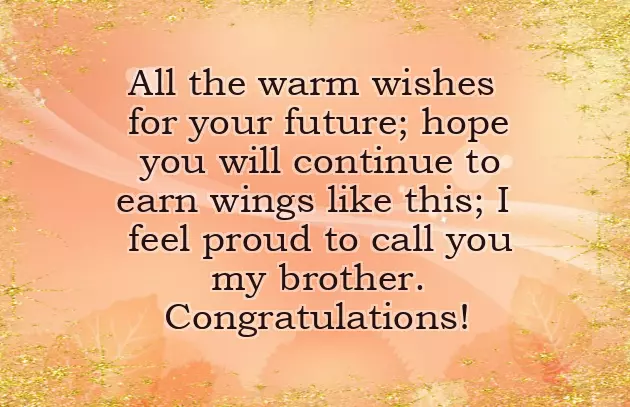 Congratulations My Dear Brother