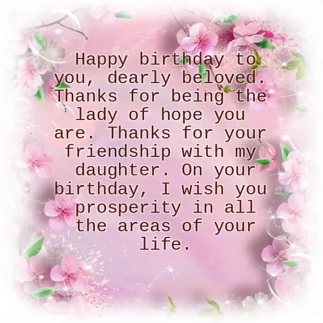 Happy Birthday Daughter Best Friend