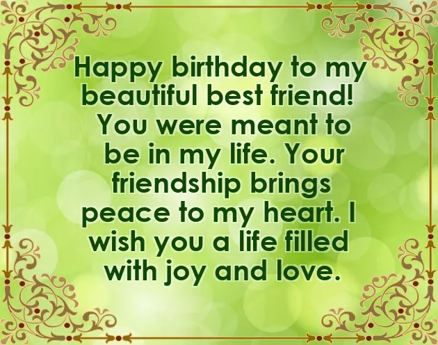 Best Birthday Wish To Friend Girl