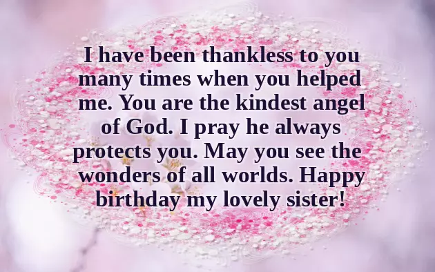 Birthday Wishes For Pretty Sister