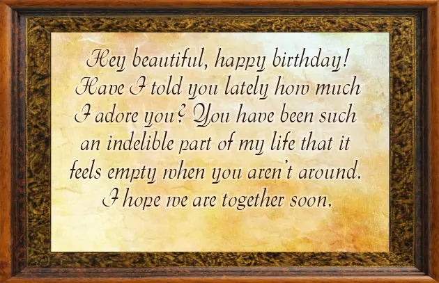 Happy Birthday To A Special Girlfriend