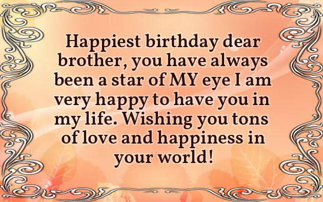 Birthday Wishes Caption For Brother