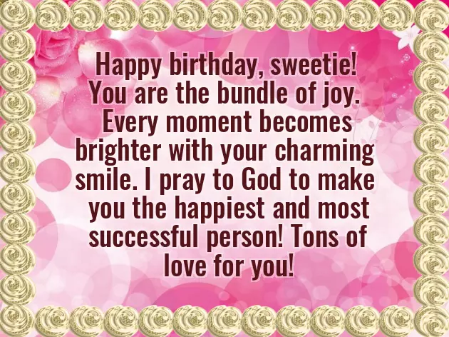 Best Birthday Wishes For A Baby Girl