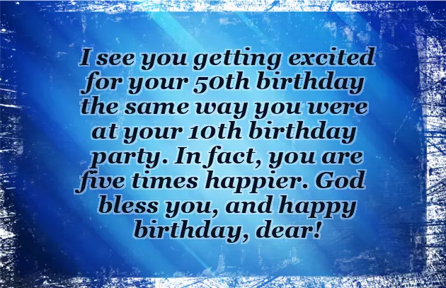 Friends 50Th Birthday Wishes