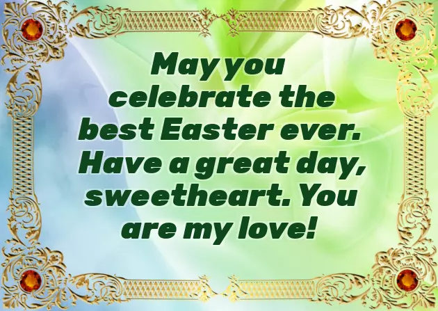 Happy Easter Wishes To My Husband