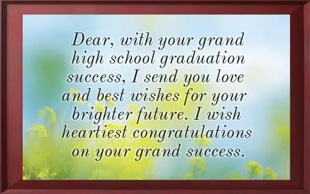 Congratulations To My Grandson On His Graduation