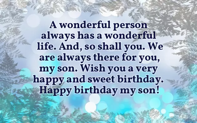 Birthday Quotes For Son From Mom