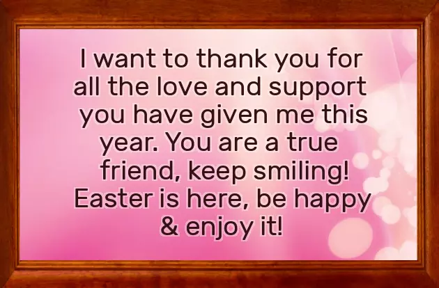 Easter Wishes Family