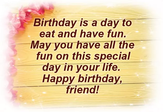 Birthday For Guy Friend