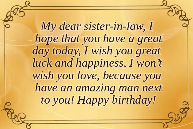 Birthday Day Wishes For Sister In Law Birthday Day Wishes For Sister In Law