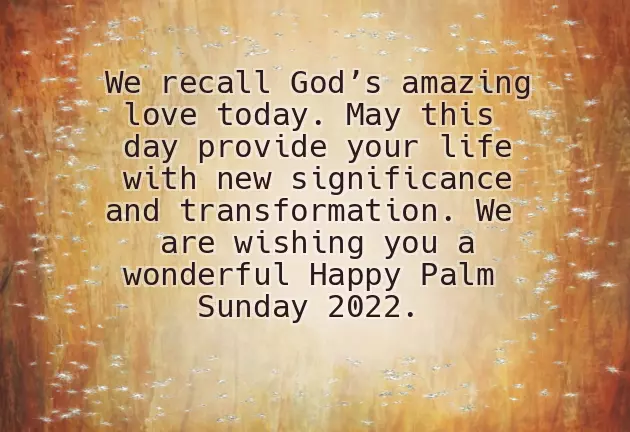 Palm Sunday Greetings