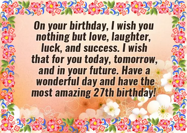 27 Birthday Quotes