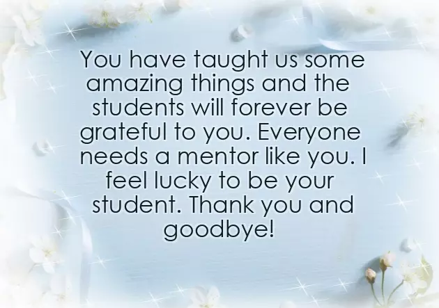 Best Wishes For Farewell