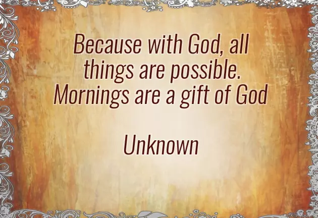 Spiritual Morning Greetings