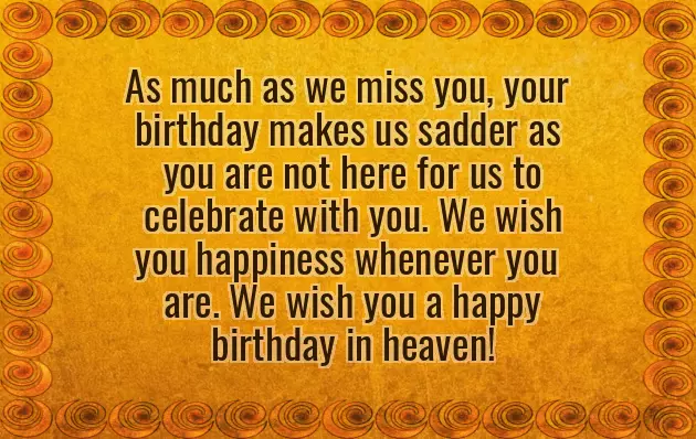 Birthday Greetings For A Brother In Heaven