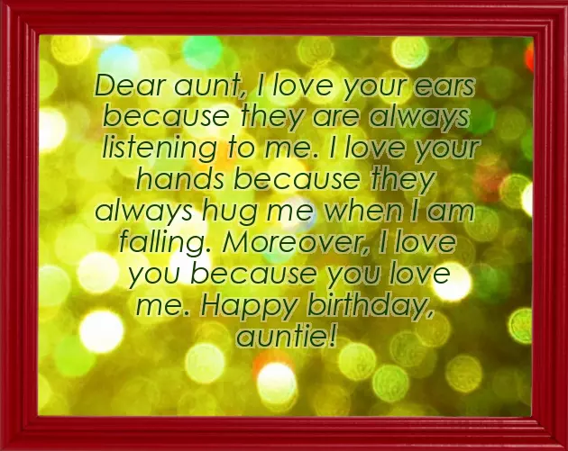 Happy Blessed Birthday Auntie