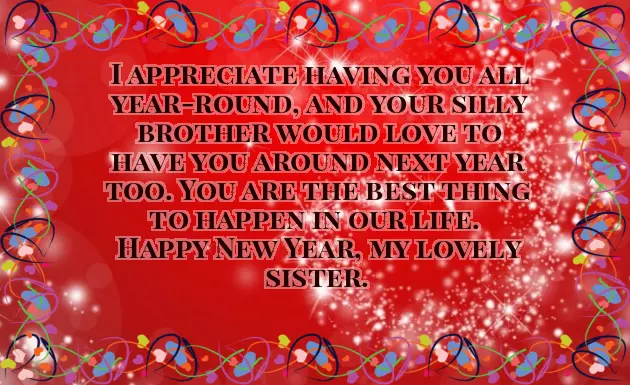 Lovely Happy New Year Wishes