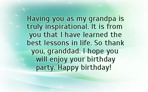 Best Wishes For Grandfather