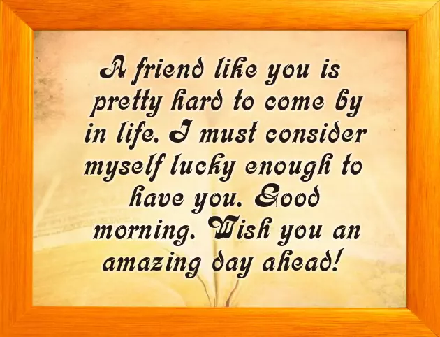 Good Morning Wish Friend