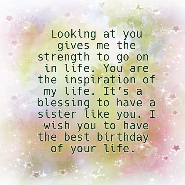 Lovely Words For Sister Birthday Lovely Words For Sister Birthday