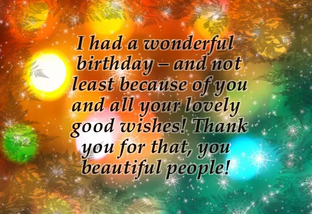 Thank You All For Your Lovely Birthday Wishes Thank You All For Your Lovely Birthday Wishes