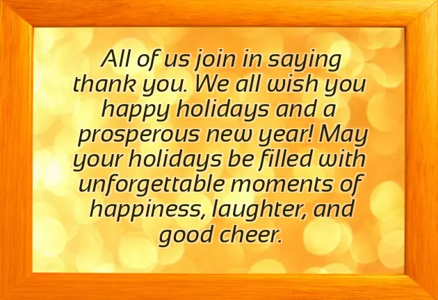 Happy New Year Greetings To Customers Happy New Year Greetings To Customers