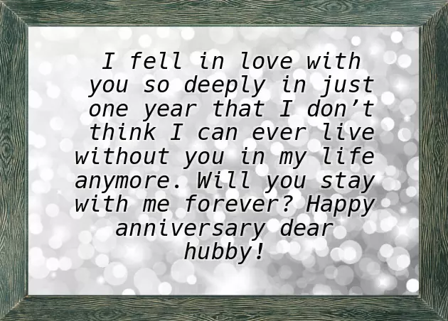 1 Year Anniversary Status