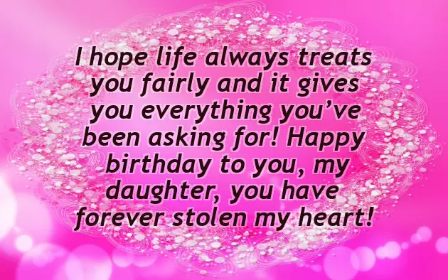Little Daughter Birthday Quotes