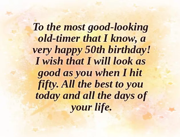 Congratulations On Your 50Th Birthday