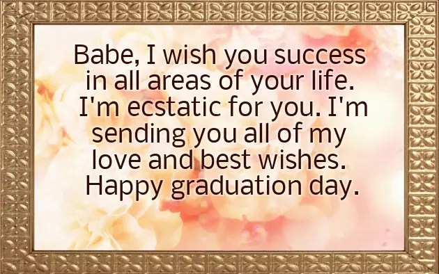 Graduation Message For Boyfriend
