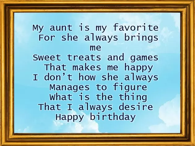 Birthday Wishes For Elderly Aunt
