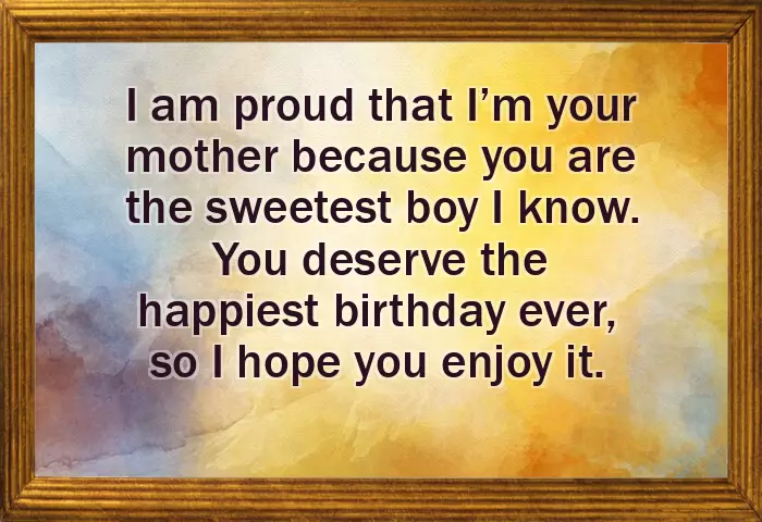 Happy Birthday To You Little Boy