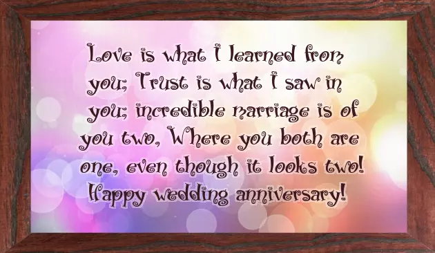 Wedding Anniversary Wishes For Brother And Sister