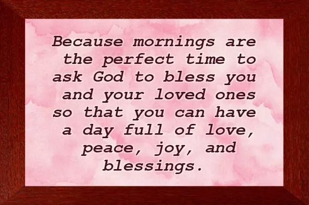 Good Morning With God Bless