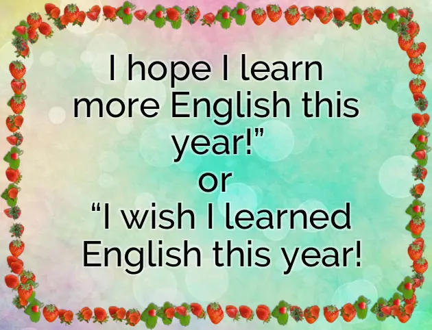 New Year English Wishes