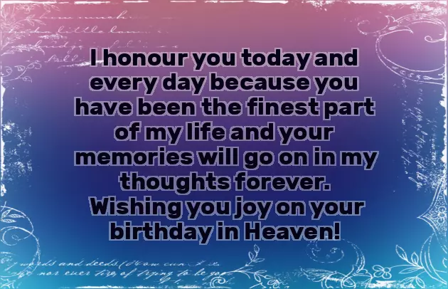 Happy Heavenly Birthday Son