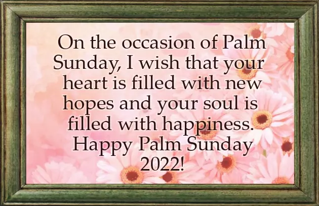 Palm Sunday Greetings