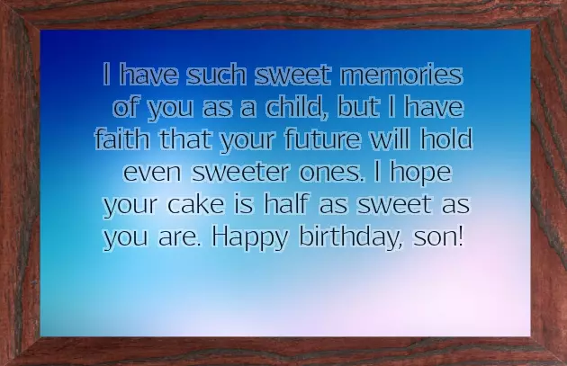 Happy Birthday Lovely Son