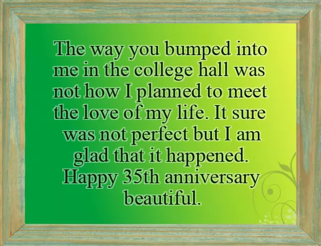 35Th Wedding Anniversary