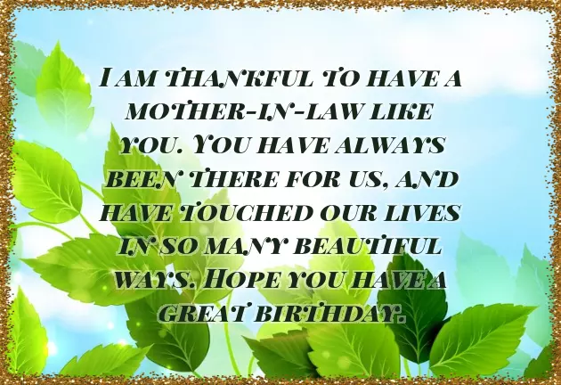 Happy Birthday To The Best Mother In Law Ever