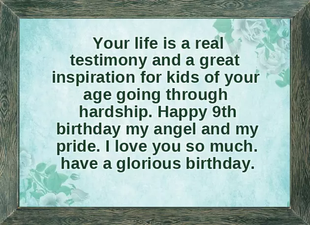 Birthday Wishes For 9 Year Old Boy Birthday Wishes For 9 Year Old Boy