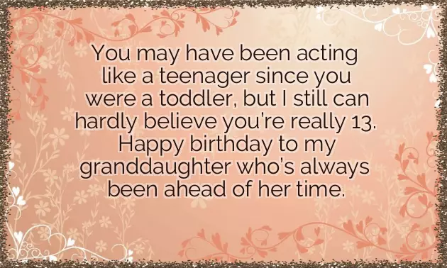 Birthday Wishes For Daughter On Her 13Th Birthday