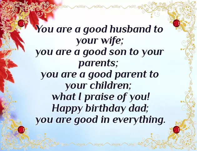 Birthday Quotes For Papa From Daughter