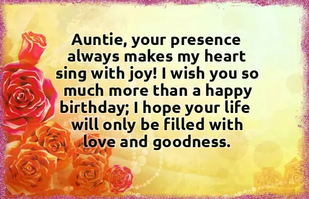 Happy Birthday To My Tia