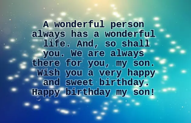 First Birthday Wishes From Parents To Son