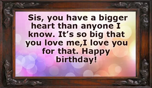 Birthday Wishes For My Older Sister