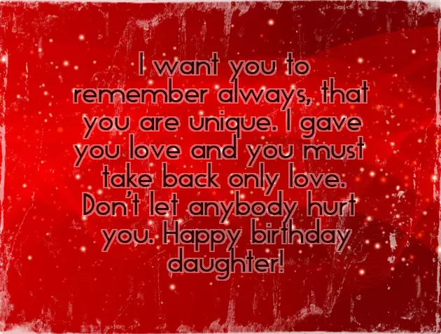 Happy Birthday Wishes For Daughter From Father