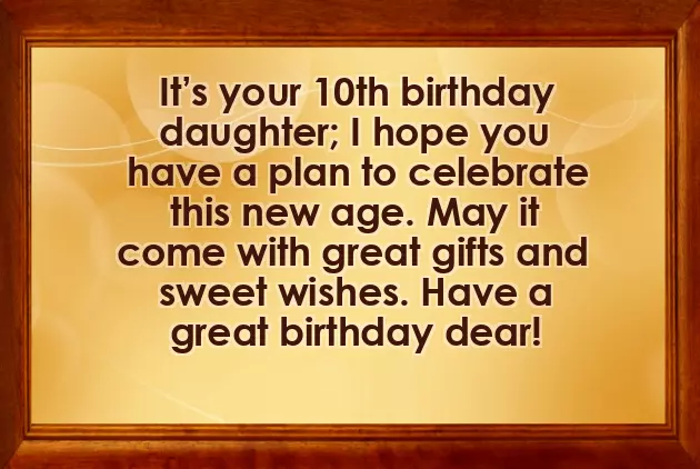 10Th Birthday Wishes For Brother