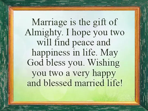 Congratulations And Happy Marriage Life