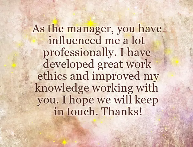 Congratulations For New Position For Boss